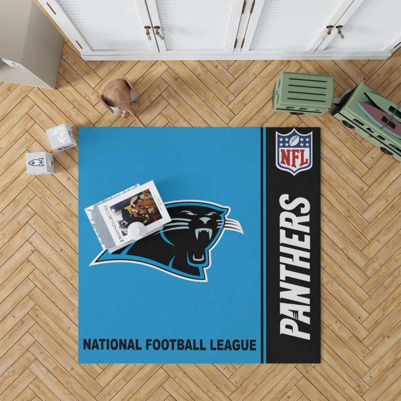 Nfl Carolina Panthers Floor Rug