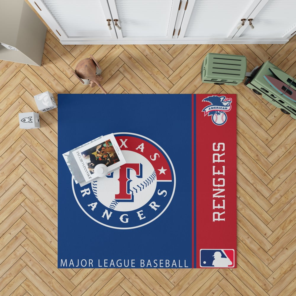 Texas Rangers Mlb Baseball American League Floor Carpet Rug Mat