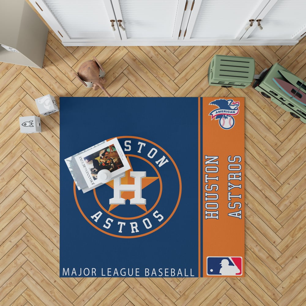 Houston Astros Mlb Baseball American League Floor Carpet Rug Mat