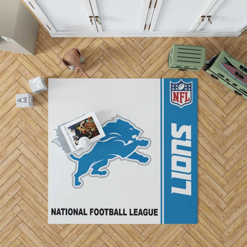 Nfl Detroit Lions Floor Rug