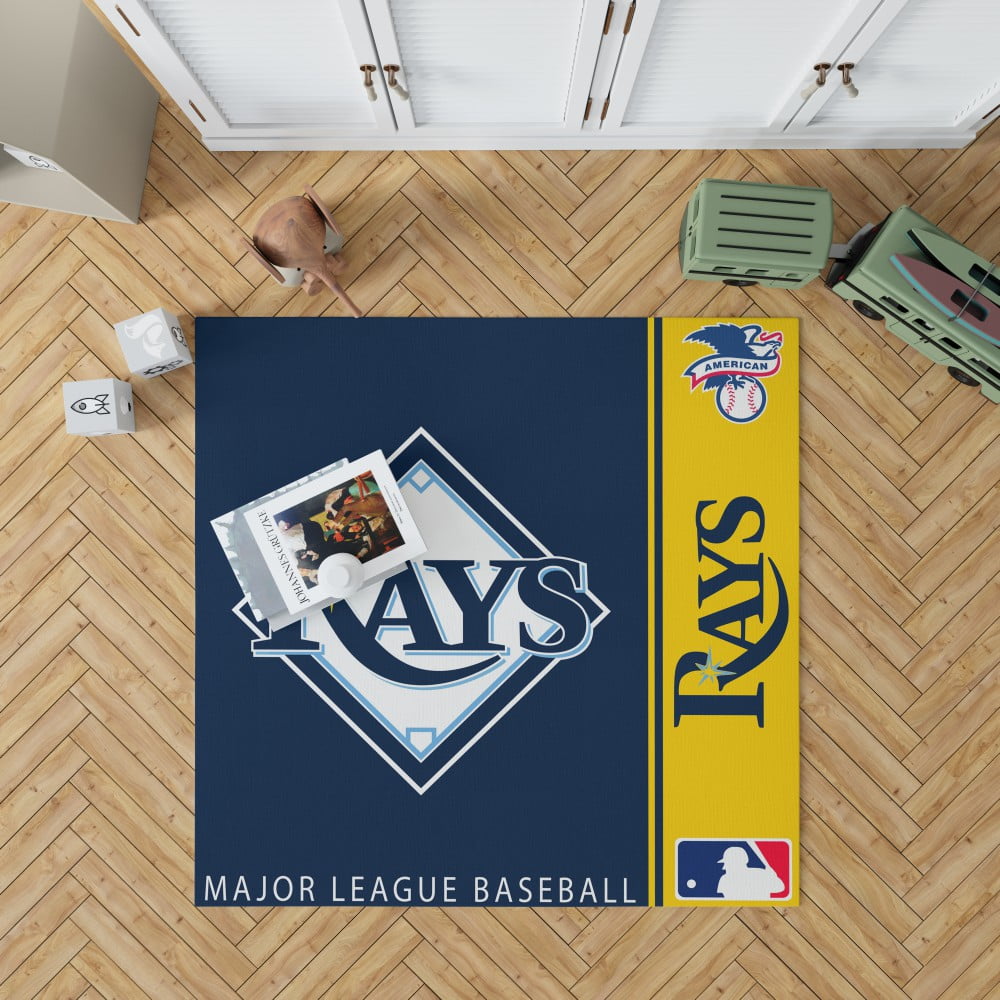 Tampa Bay Rays Mlb Baseball American League Floor Carpet Rug Mat