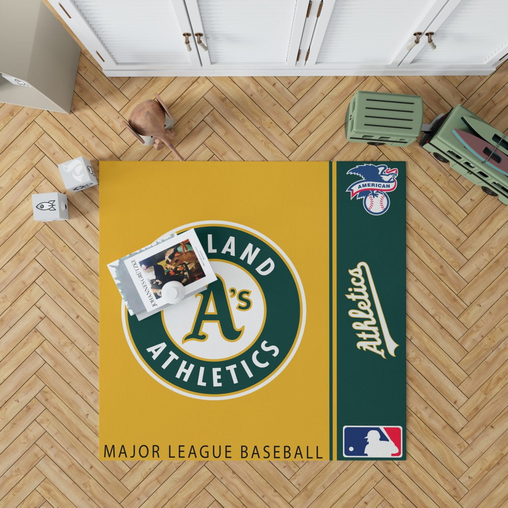 Oakland Athletics Mlb Baseball American League Floor Carpet Rug Mat
