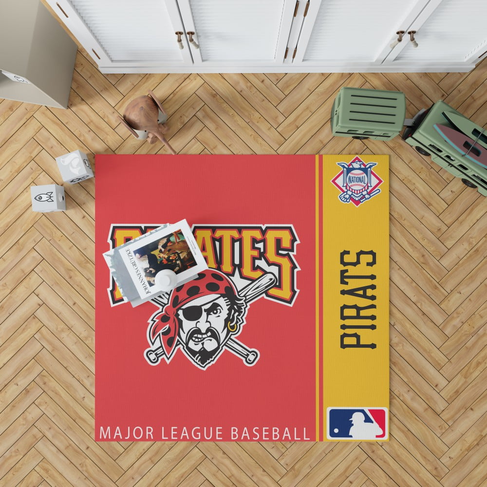 Pittsburgh Pirates Mlb Baseball National League Floor Carpet Rug Mat