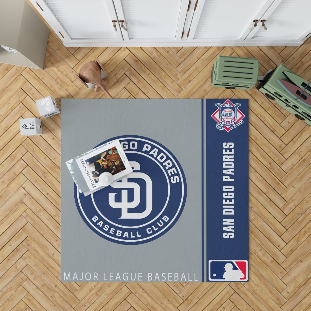 San Diego Padres Mlb Baseball National League Floor Carpet Rug Mat