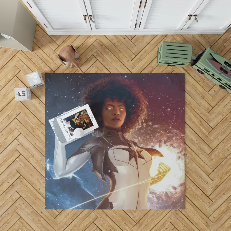Teyonah Parris As Monica Rambeau The Marvels Heroine Rug