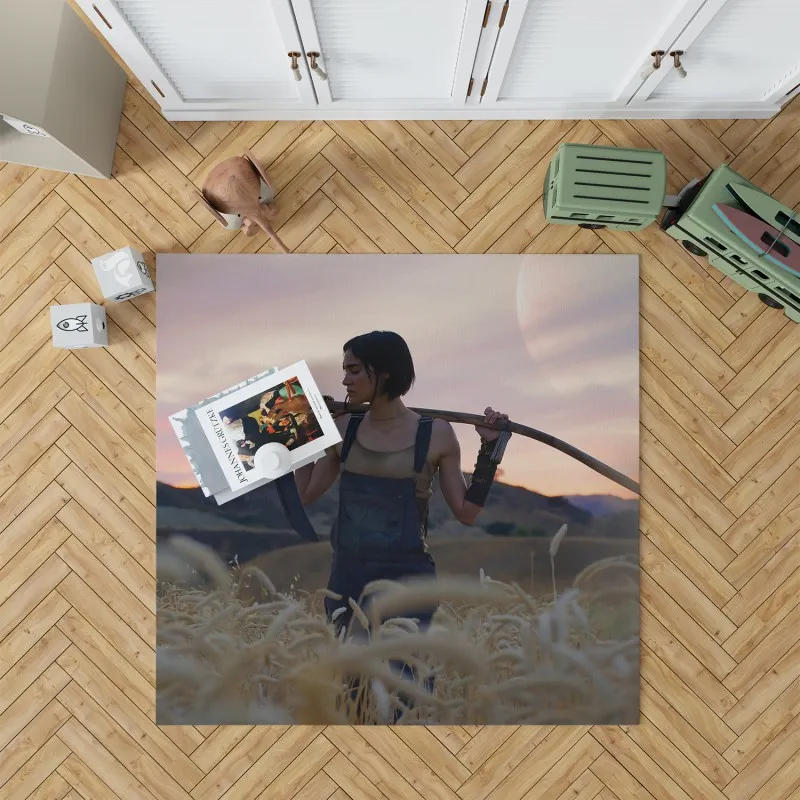 Sofia Boutella As Kora Rebel Moons Warrior Rug