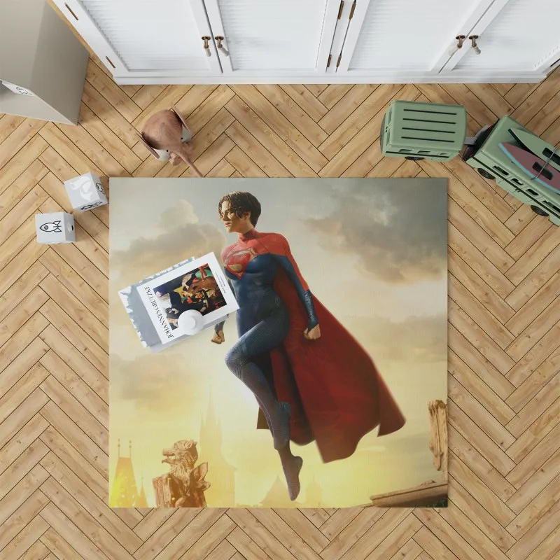 Supergirl In The Flash Crossover Spectacle Rug