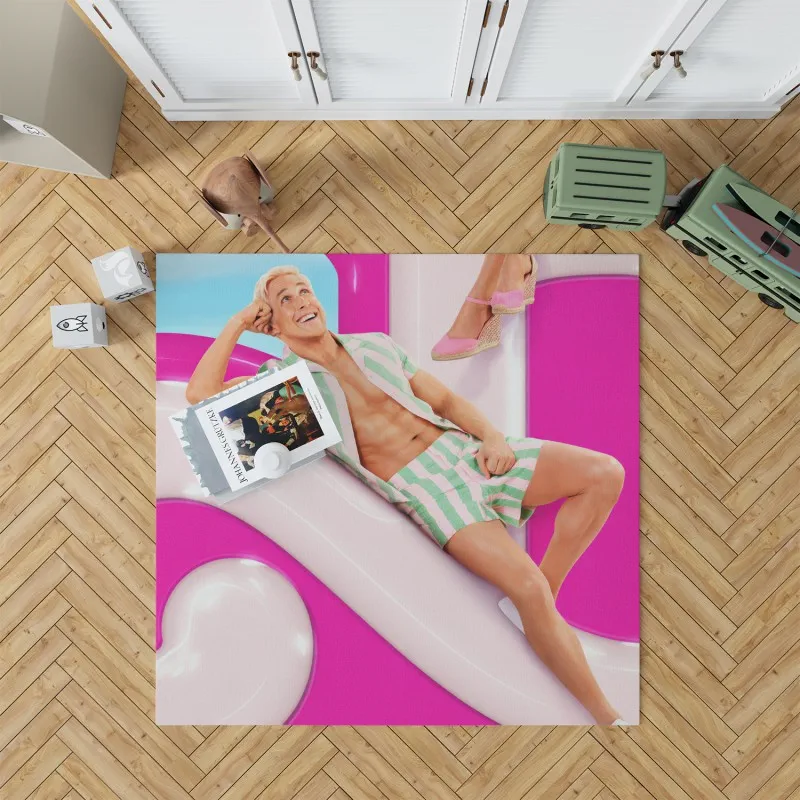 Ryan Gosling As Ken Barbies Movie Rug
