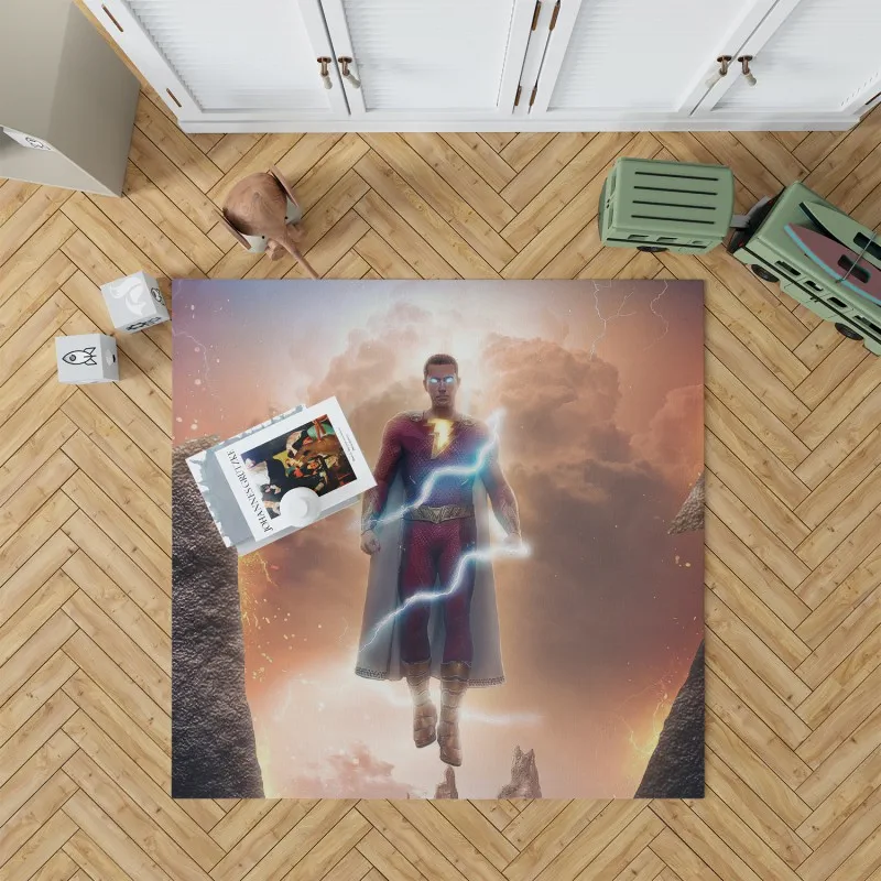 Shazam 2 The Wizards Challenge Rug
