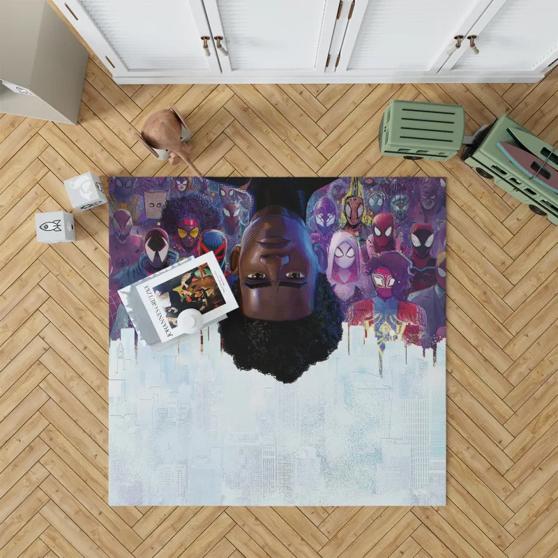 Spiderman Across The Spider Verse Marvel Rug