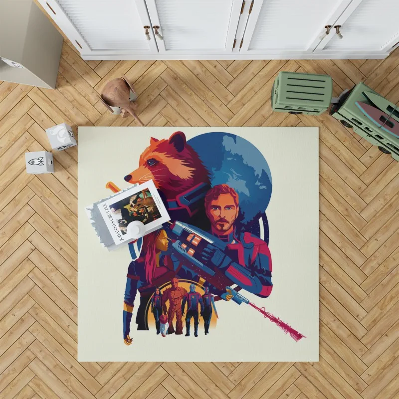 Guardians Of The Galaxy Celestial Showdown Rug