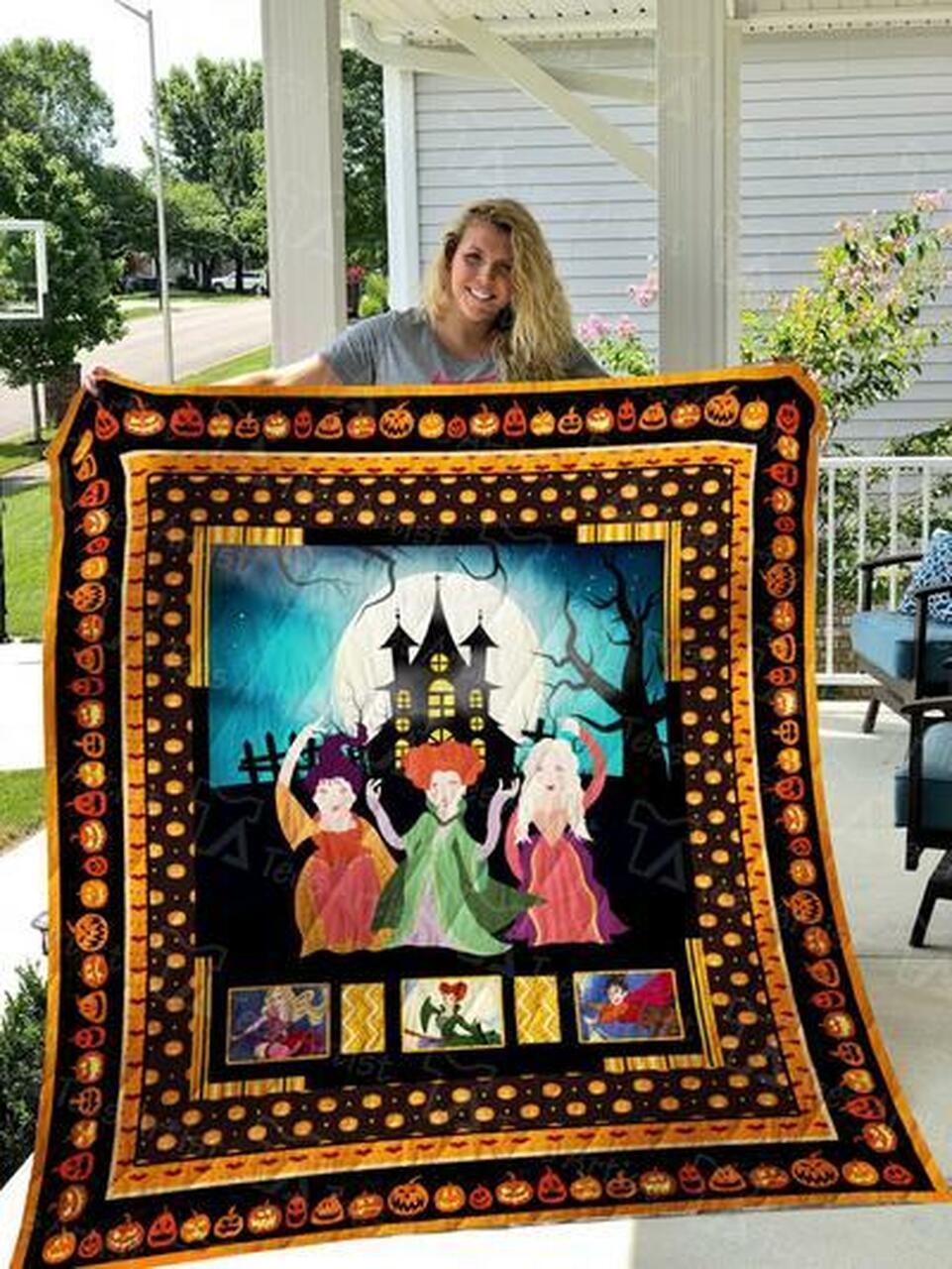Halloween Quilt Blanket 01326 Quilt