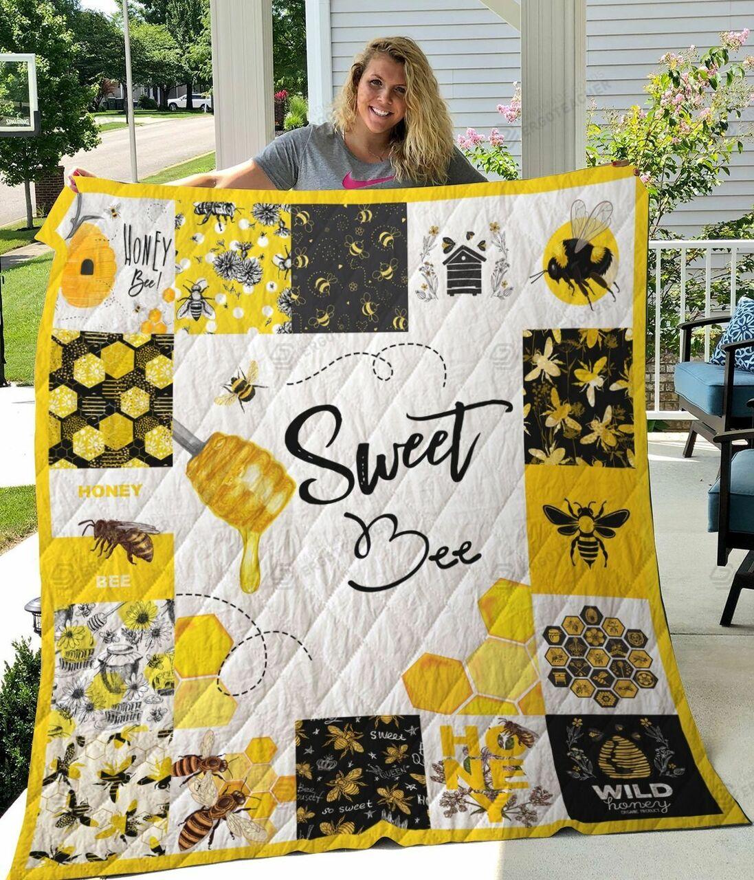 Sweet Honey Bee Quilt Blanket Greattomized Blanket G For Birthday C Thgiving