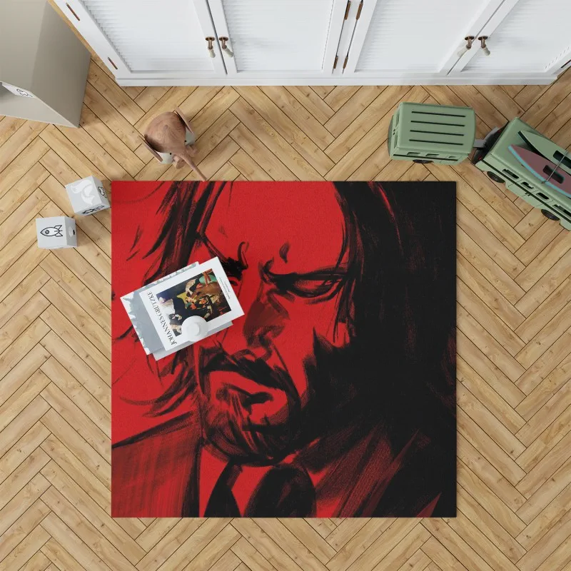 John Wick Chapter 4 Vengeance Unleashed Rug