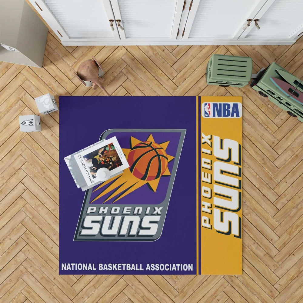 Phoenix Suns Nba Basketball Floor Rug