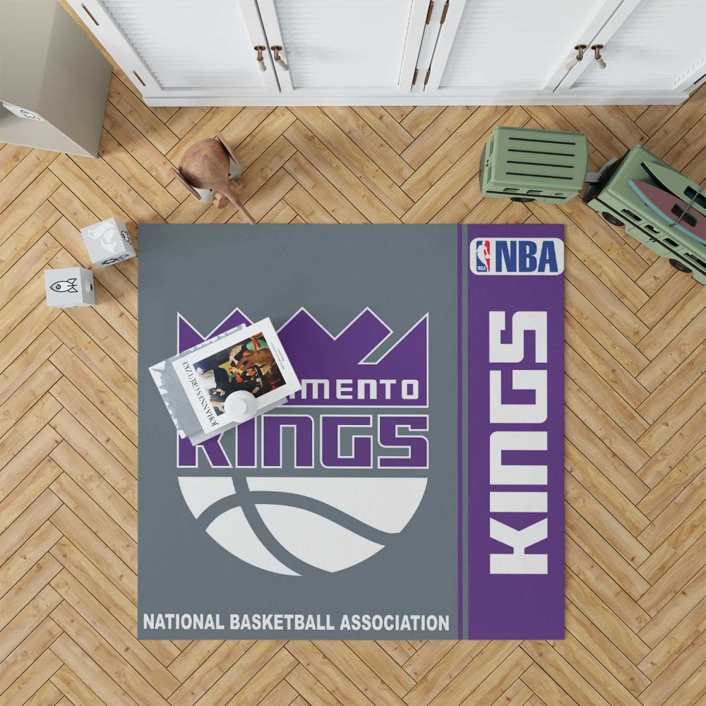 Sacramento Kings Nba Basketball Floor Rug
