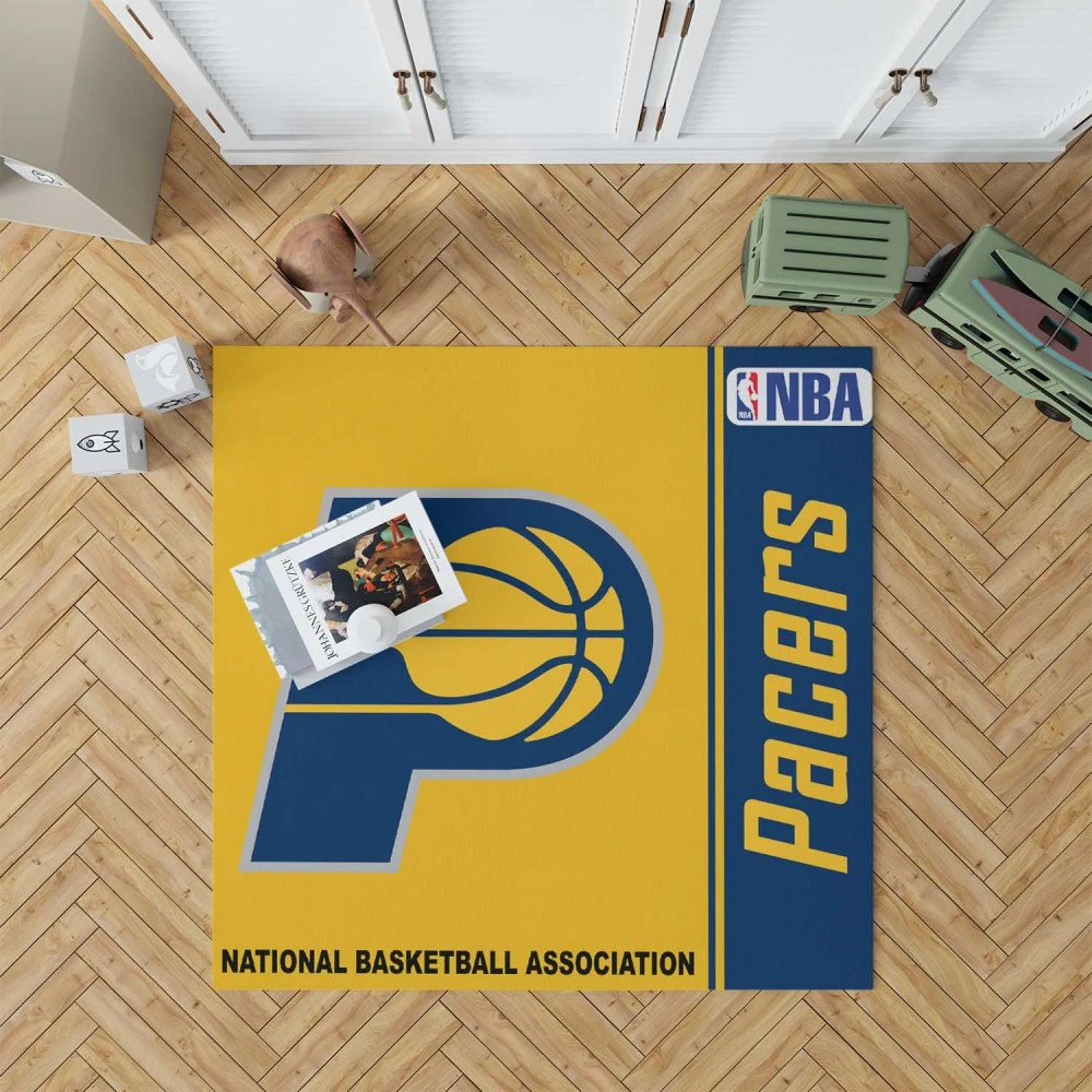 Indiana Pacers Nba Basketball Floor Rug