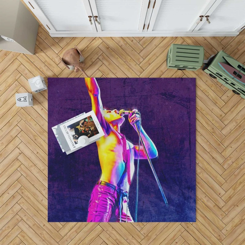 Bohemian Rhapsody Movie Freddie Mercury Rug