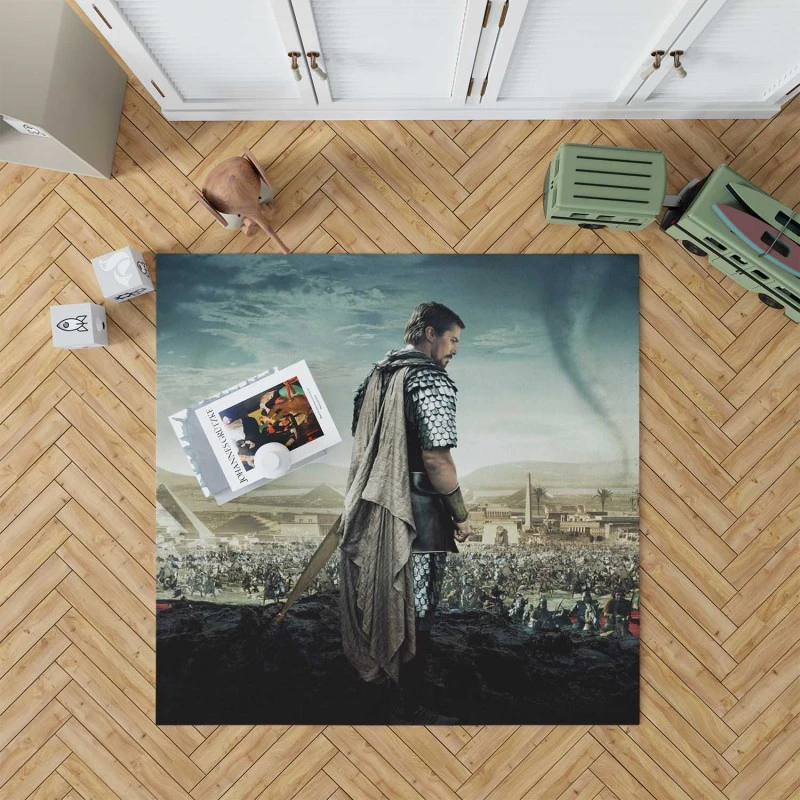 Exodus Gods And Kings Movie Christian Bale Rug