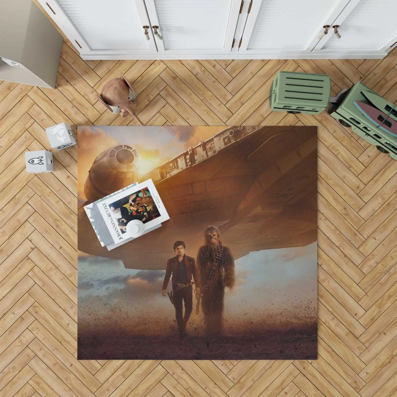 Solo A Star Wars Story Movie Millennium Falcon Rug