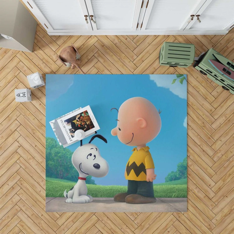 Snoop In The Peanuts Kids Movie Rug