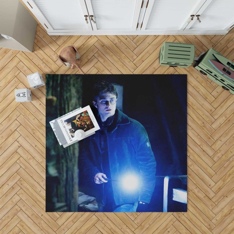 Harry Potter And The Deathly Hallows Movie Daniel Radcliffe Rug
