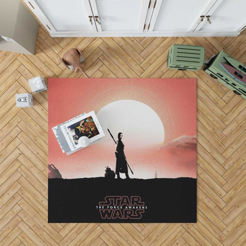 Star Wars Episode Vii The Force Awakens Movie Bb8 Rug