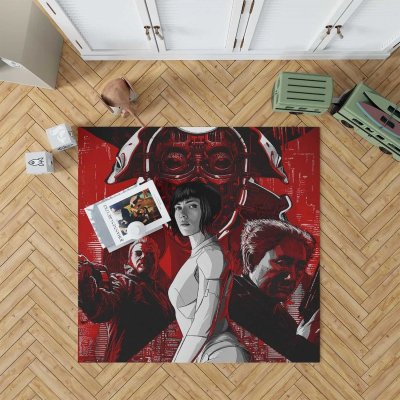 Ghost In The Shell Movie Scarlett Johansson Rug