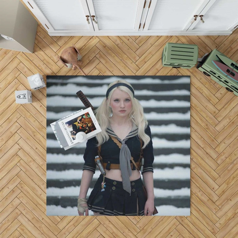 Sucker Punch Movie Emily Browning Babydoll Rug