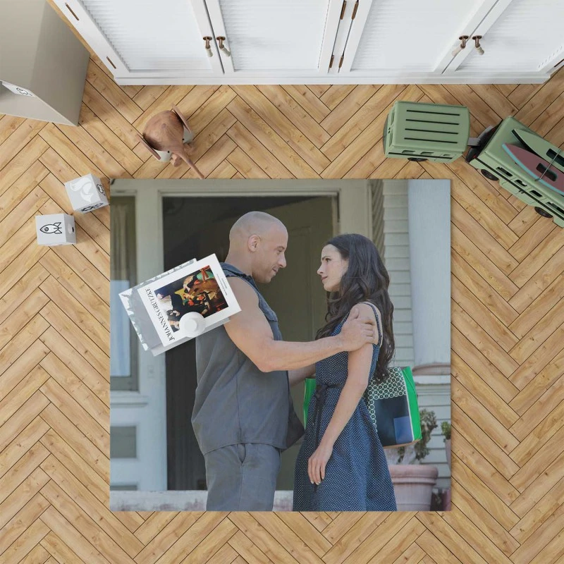 Furious 7 Movie Dom And Mia Rug