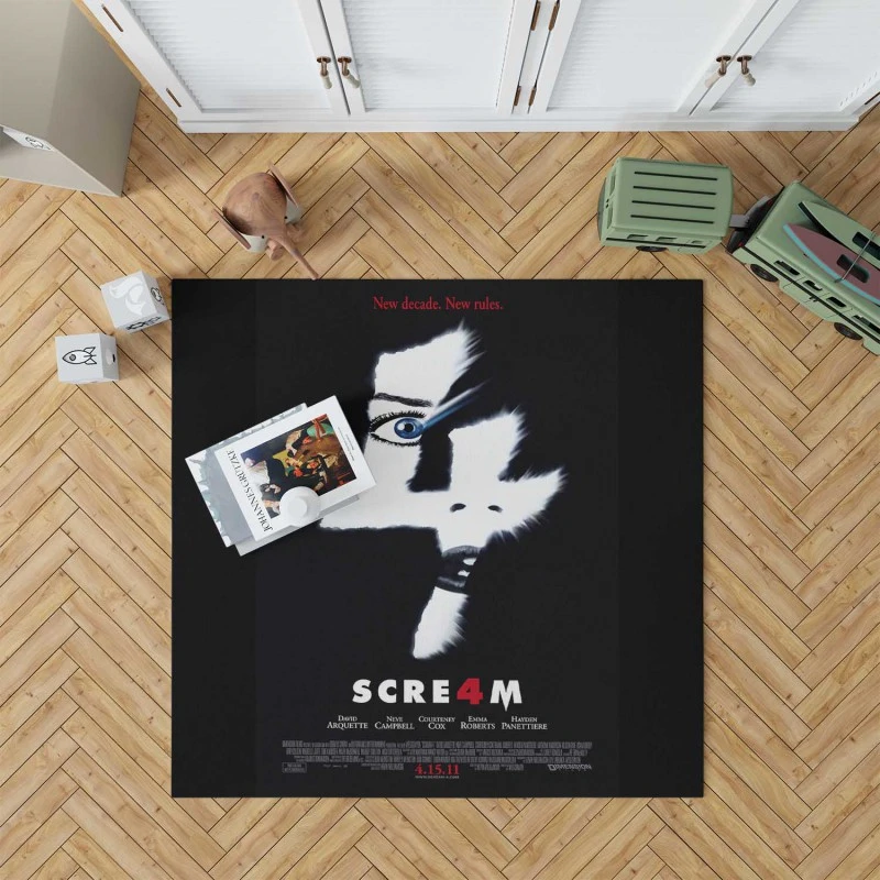 Scream 4 Movie Rug