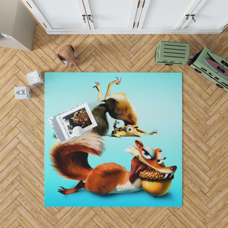 Ice Age Dawn Of The Dinosaurs Movie Scrat Rug