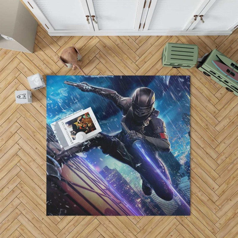 Snake Eyes Gi Joe Origins Movie Rug
