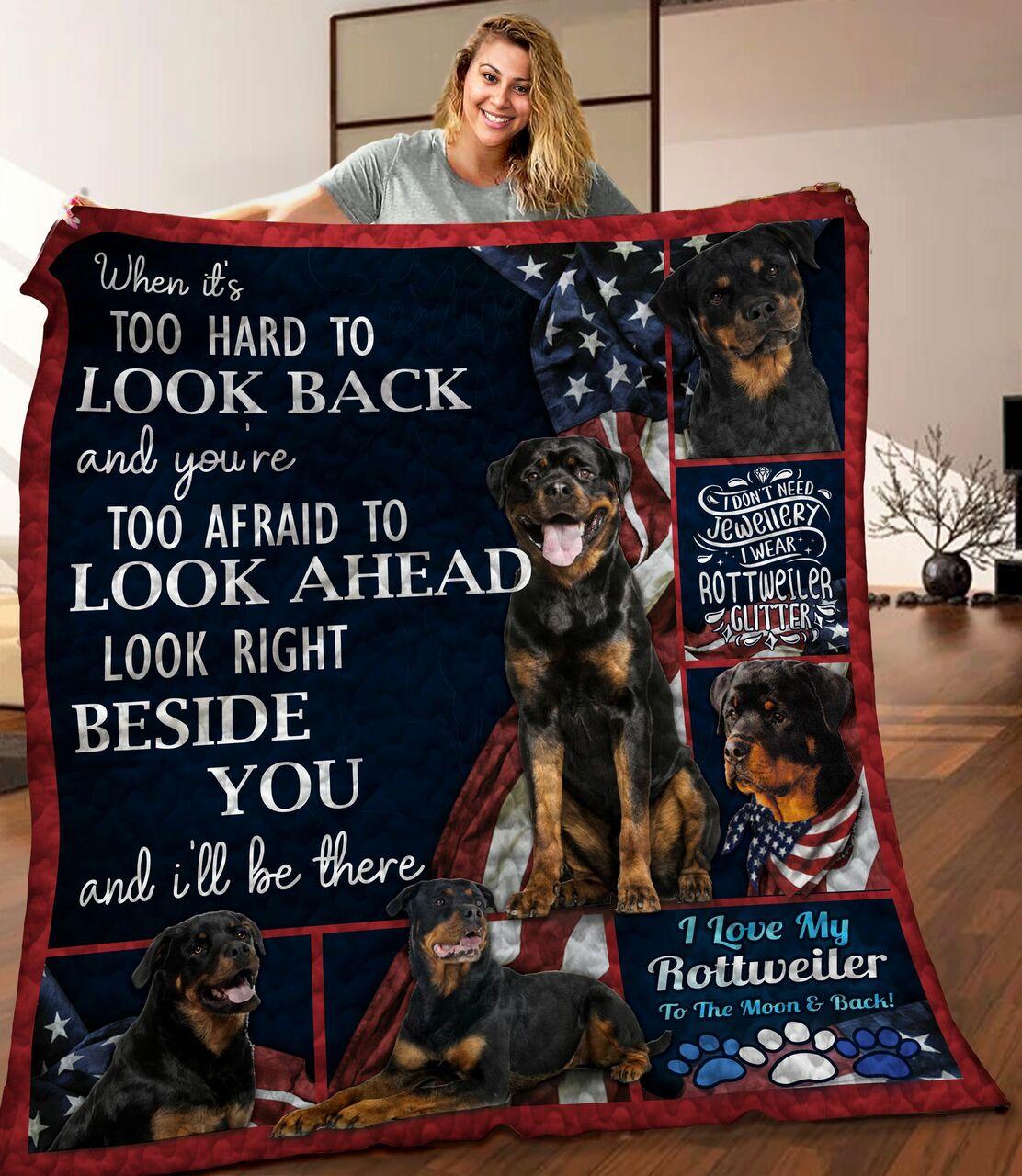 Rottweiler Quilt Blanket C9B090602Hd