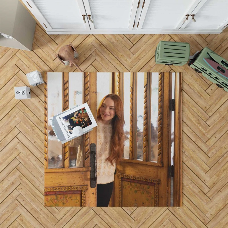 Falling For Christmas Movie Lindsay Lohan Rug