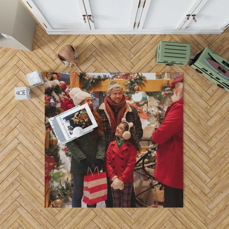 Falling For Christmas Movie Rug