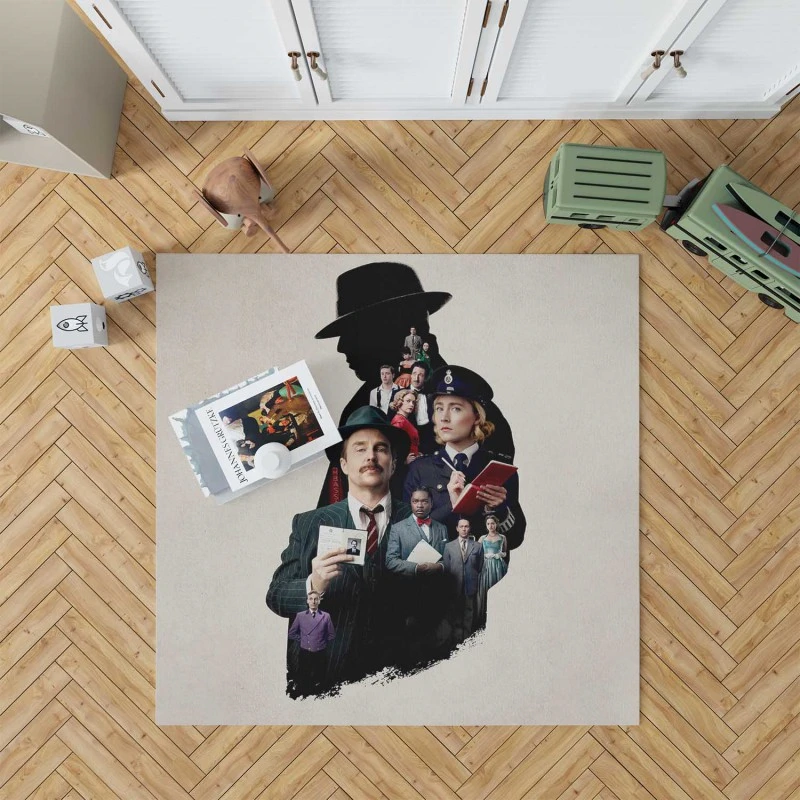 See How They Run Comedy Mystery Movie Rug