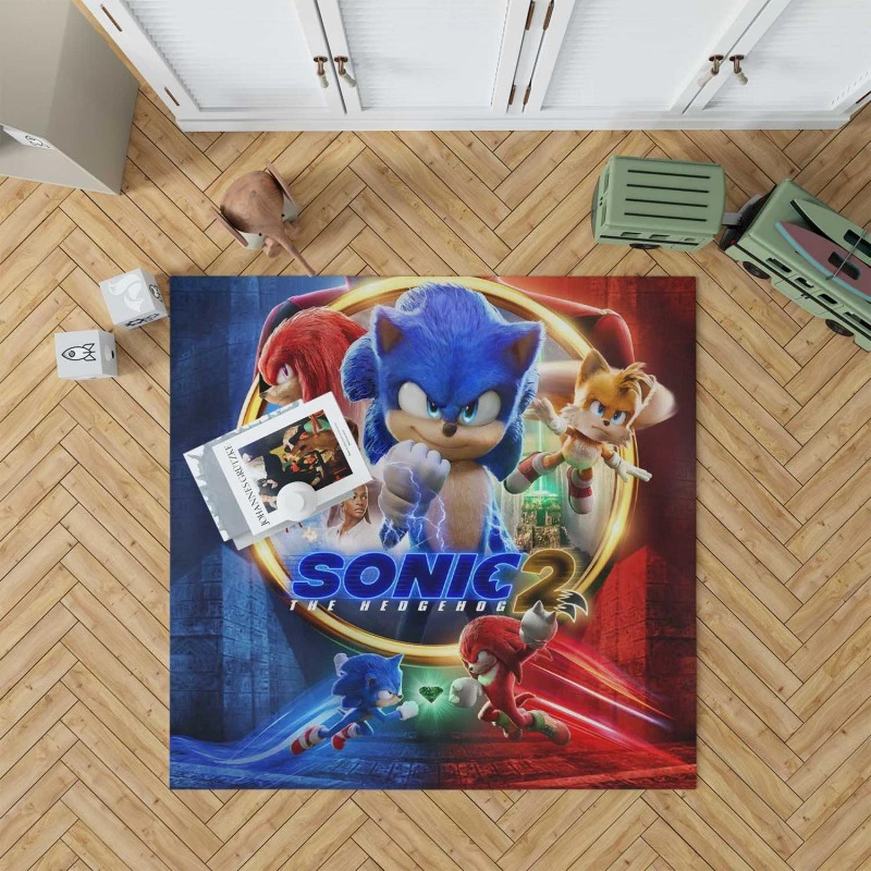 Sonic The Hedgehog 2 Movie Rug