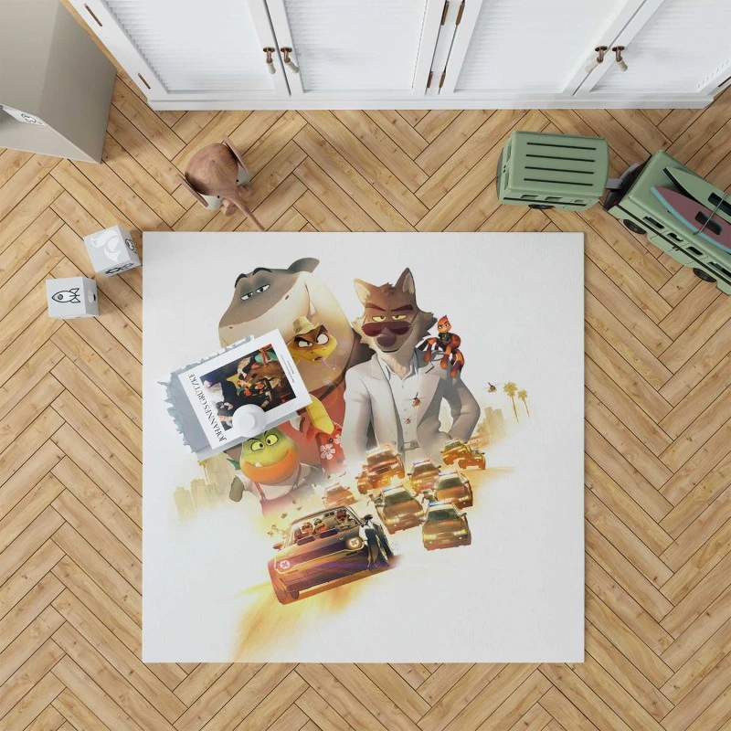 The Bad Guys Movie Rug