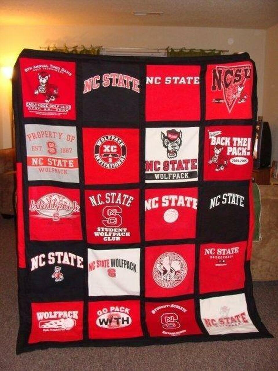 North Carolitate Wolfpack Quilt Blanket Lv01 Quilt