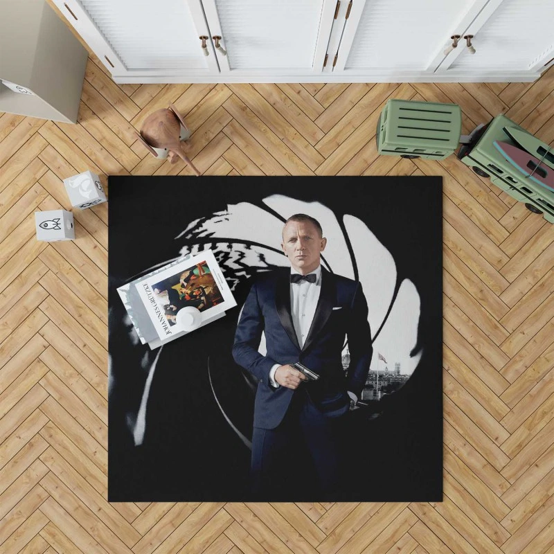 Skyfall Movie James Bond Daniel Craig Rug