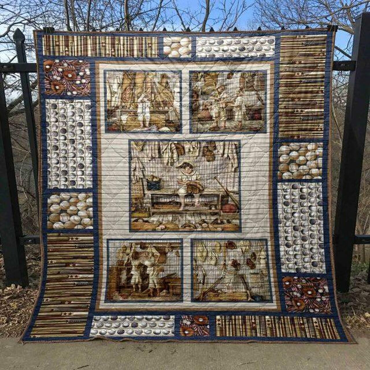 Little League Quilt Blanket Hn57 Quilt