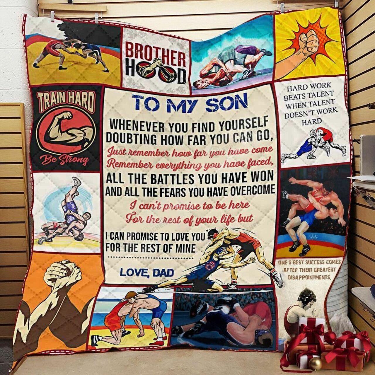 onalized tling To on From Dad Whenever You Find Yelf Quilt Blanket Greattomized G For Birthday C Thgiving