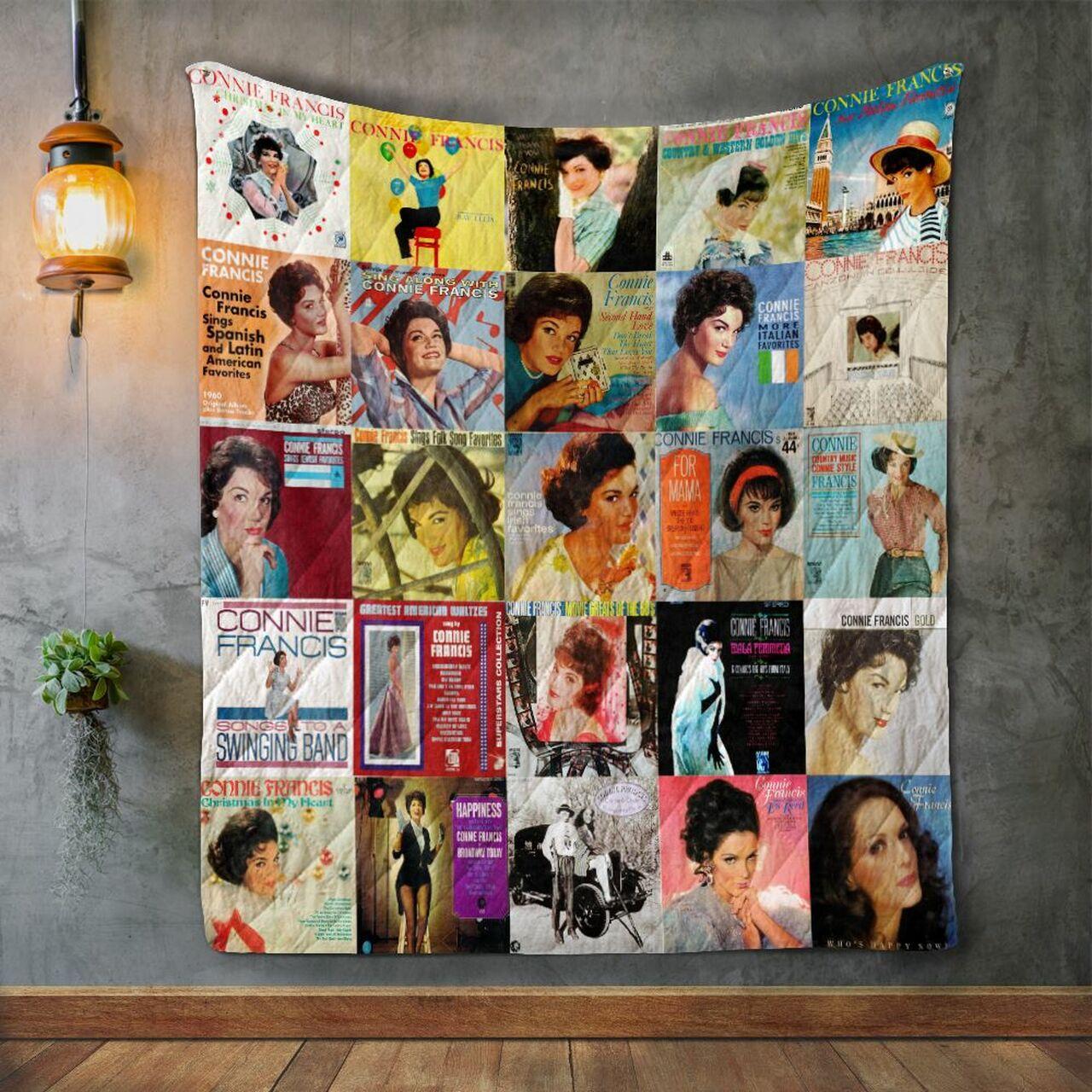 Connie Fra Style Two Album Co Quilt Blanket