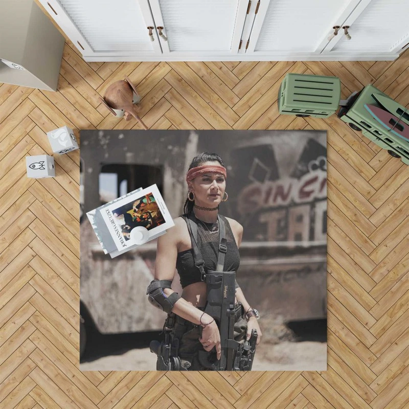 Samantha Jo As Chambers In The Movie Army Of The Dead Rug