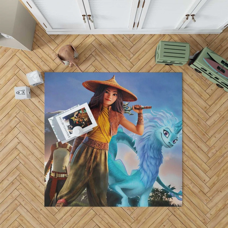 Disney Raya And The Last Dragon Movie Rug