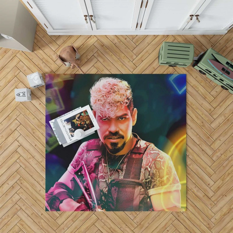 Raul Castillo As Mikey Guzman In Army Of The Dead Movie Rug