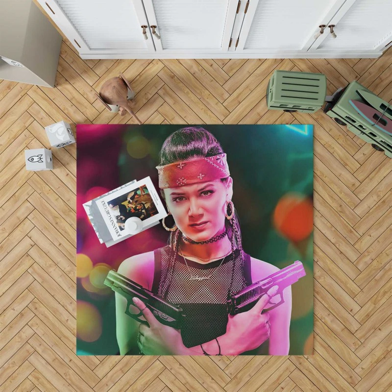 Samantha Win As Chambers In Army Of The Dead Movie Rug