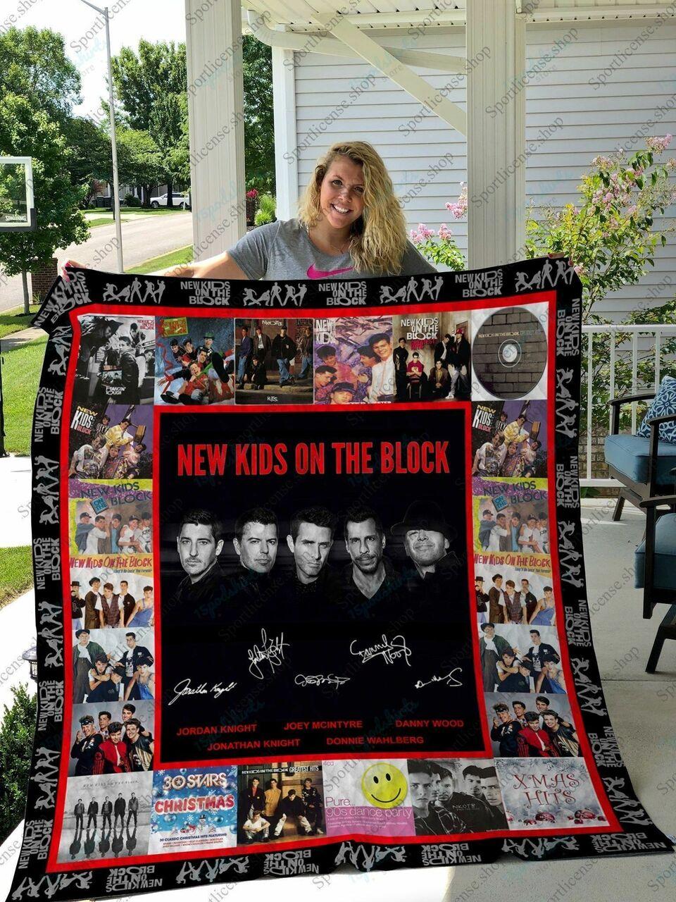 H New On The Block Quilt Blanket Ver 3