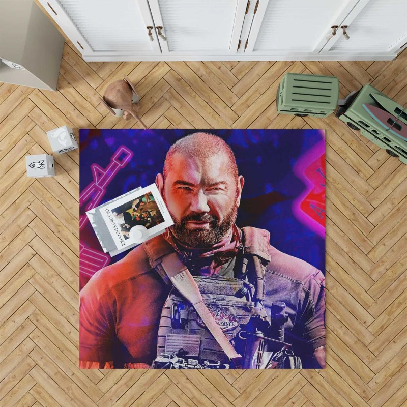 Dave Bautista As Scott Ward In Army Of The Dead Movie Rug